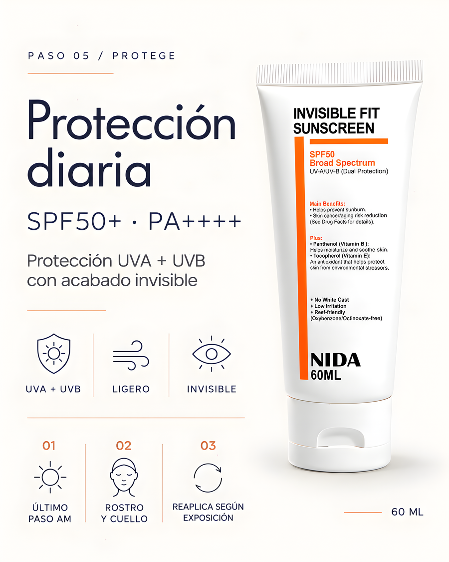 Nida Invisible Fit Sun Serum SPF50