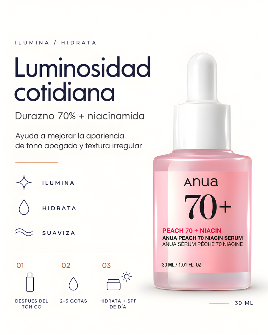 Anua Peach 70 Niacinamide Serum 30 ml